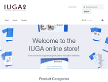 Tablet Screenshot of iugastore.com